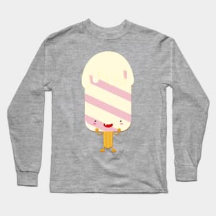 Happy ice cream Long Sleeve T-Shirt